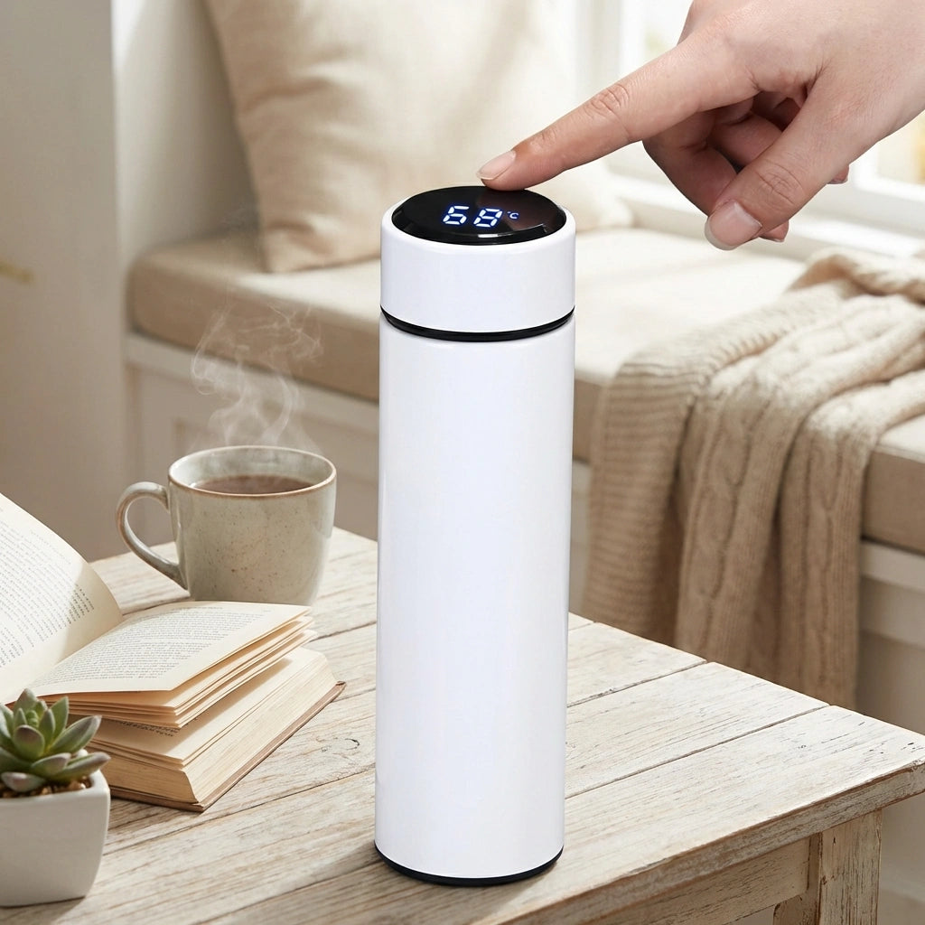 LED Temperature Display Flask
