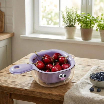 Dual-Layer Veggie Strainer