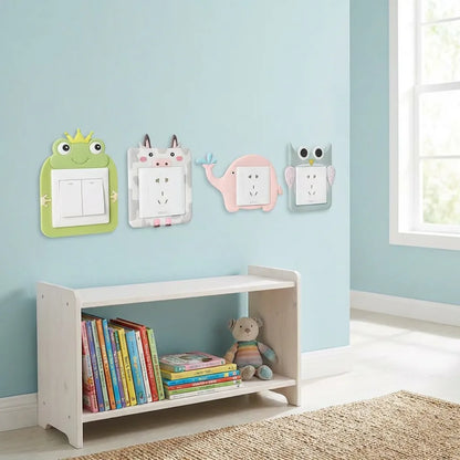 Glowing Cartoon Power Socket Stickers (Pack of 2)