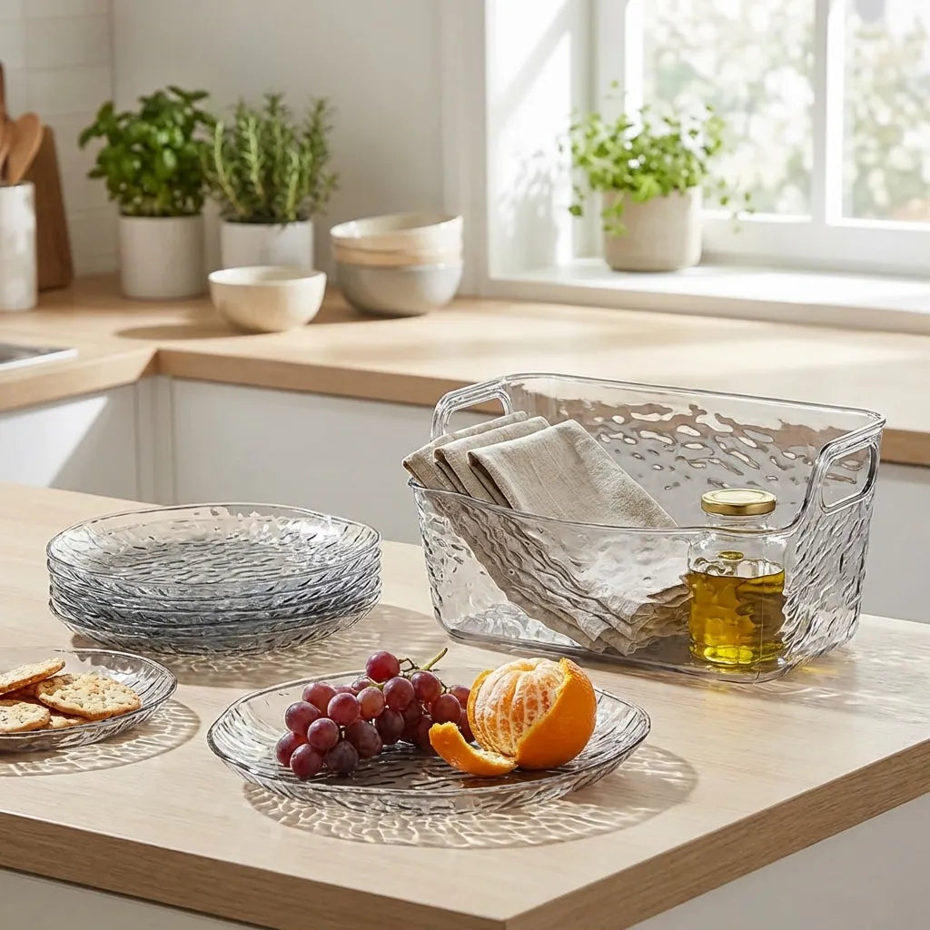 Plastic Household Plates Dinner Plates