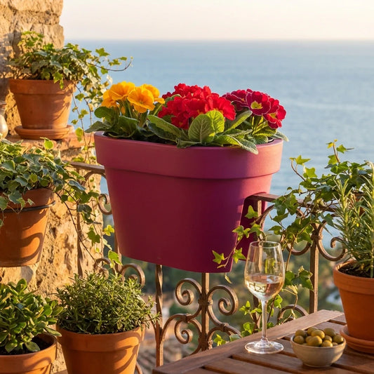 Riding Pot Decorative Planter (2 Pc)