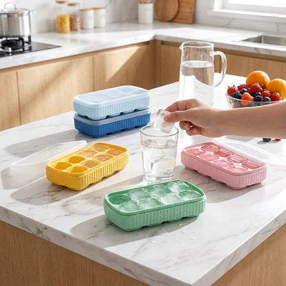 Mini Silicone Ice Cube Tray with Lid