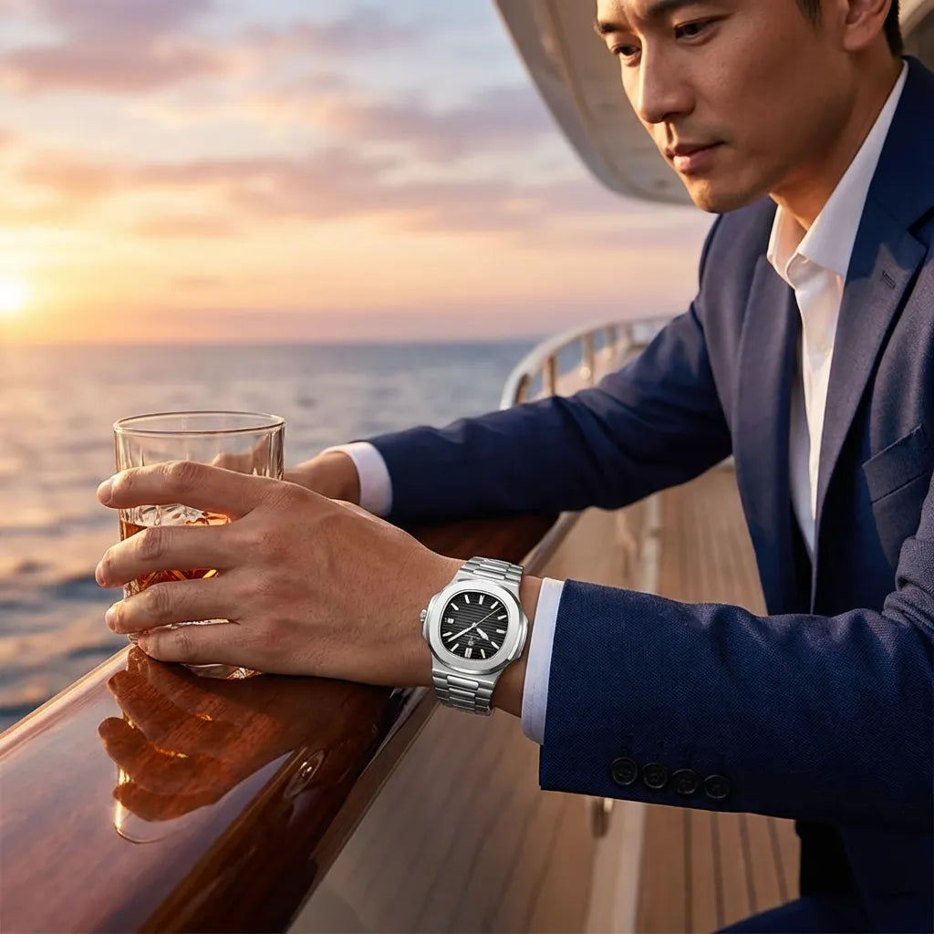 Luxury Stainless Steel Watch