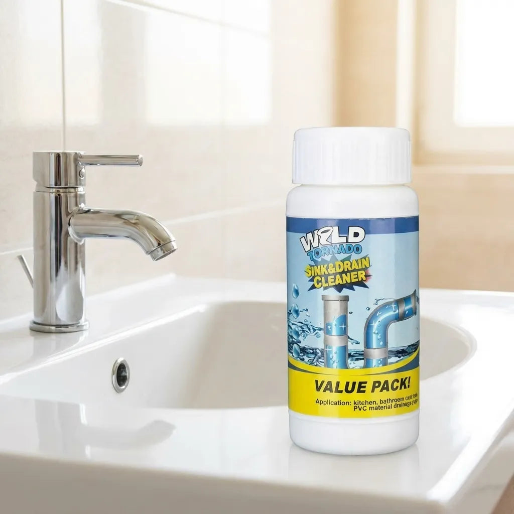 Powerful Drain Blockage Cleaner Sink