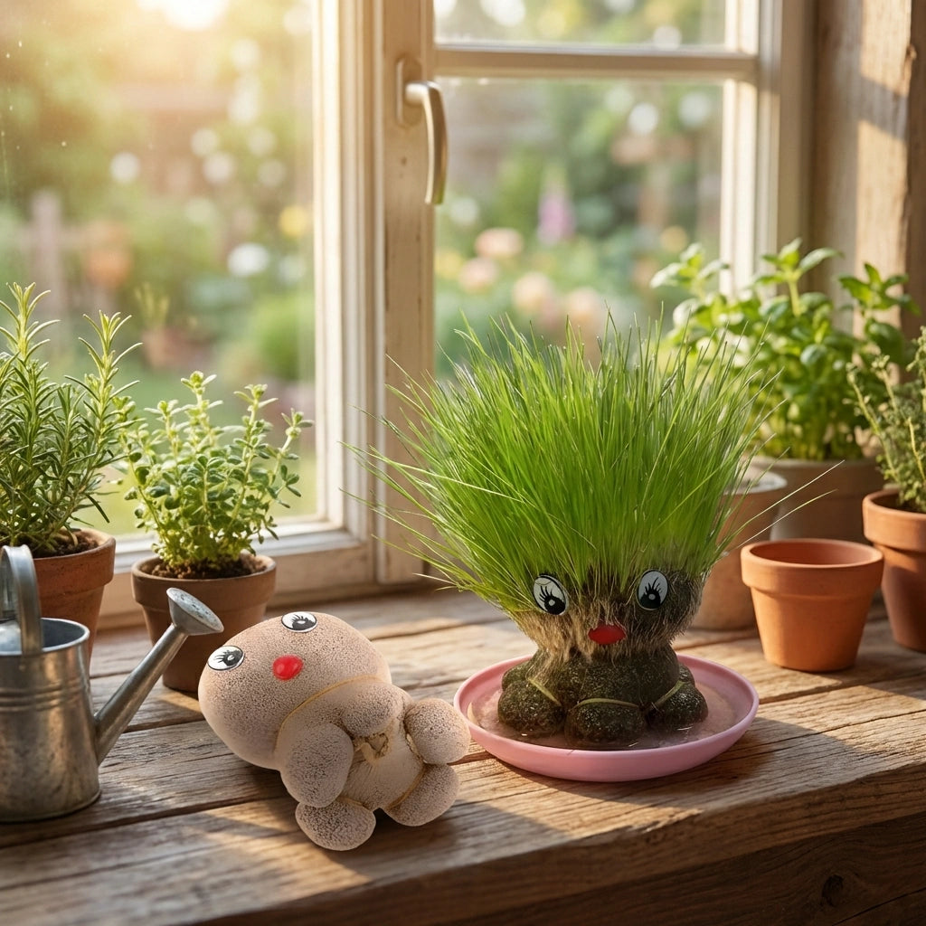 Octopus Grass Doll Pots