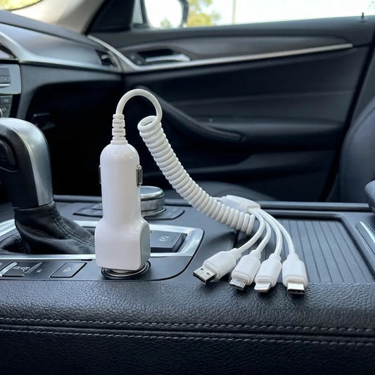 4 in 1 Multi Pin Car Charging Cable