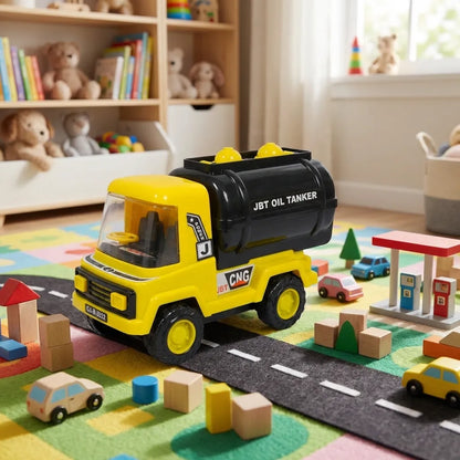 Friction Powered Oil Tanker Toy