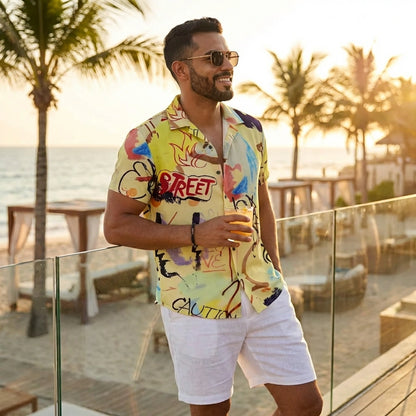 Printed Rayon Casual Shirt