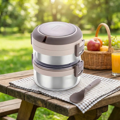 Ganesh Cresta Food Insulated Airtight Leak-proof Lunch Box