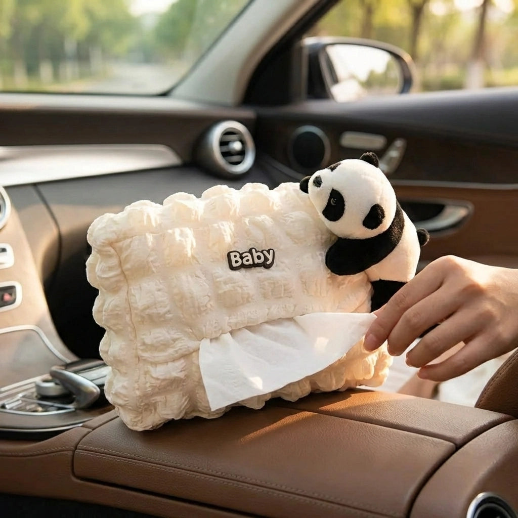 Cute Panda Tissue Holder