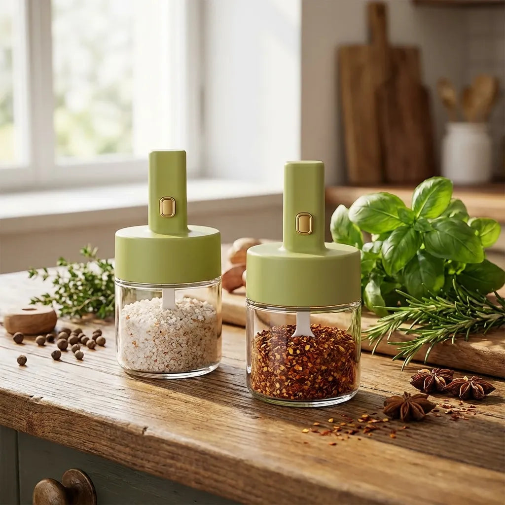 Luxury Glass Telescopic Seasoning Tank