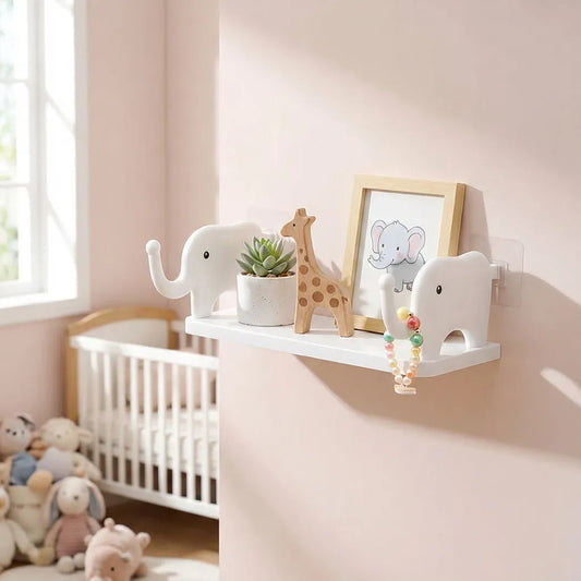 Elephant Shape Self  Floating Wall Shelf