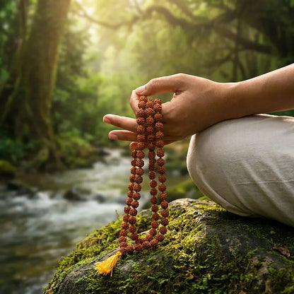 108-Bead Rudraksha Jaap Mala