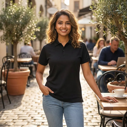 Essential Black Polo