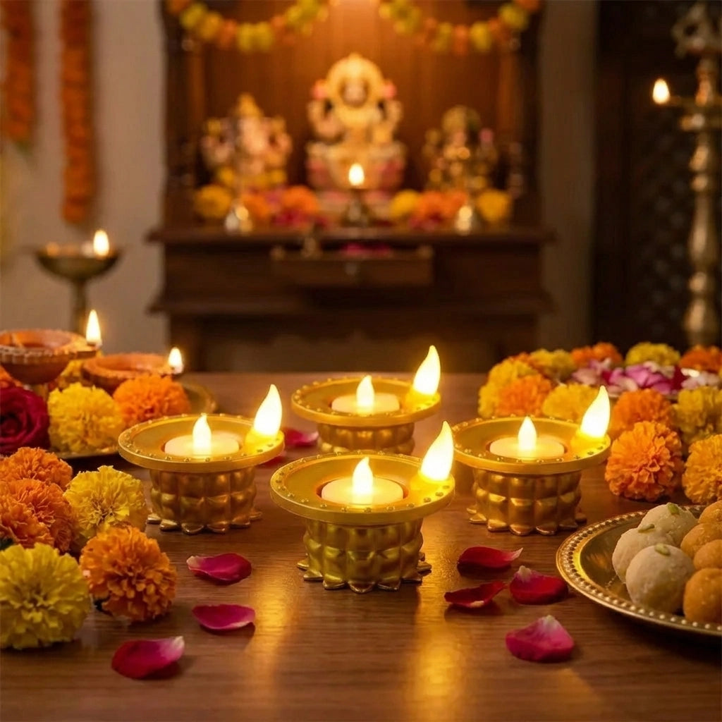 Water Pouring  Diya Led Light