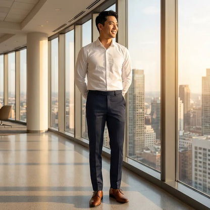 Smart Stretch Formal Trousers