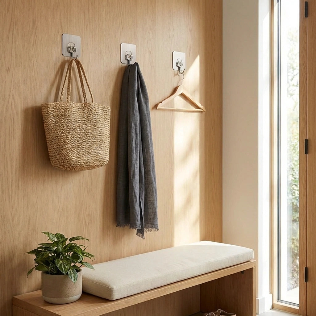 Golden Wall Hooks – Pack of 10