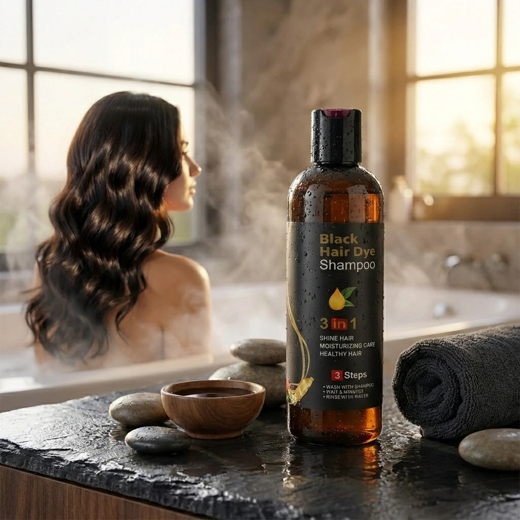 BLOSDREAM Black Hair Shampoo 3 in 1-100ml (Pack of 2)