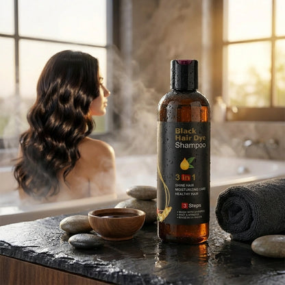 BLOSDREAM Black Hair Shampoo 3 in 1-100ml (Pack of 2)
