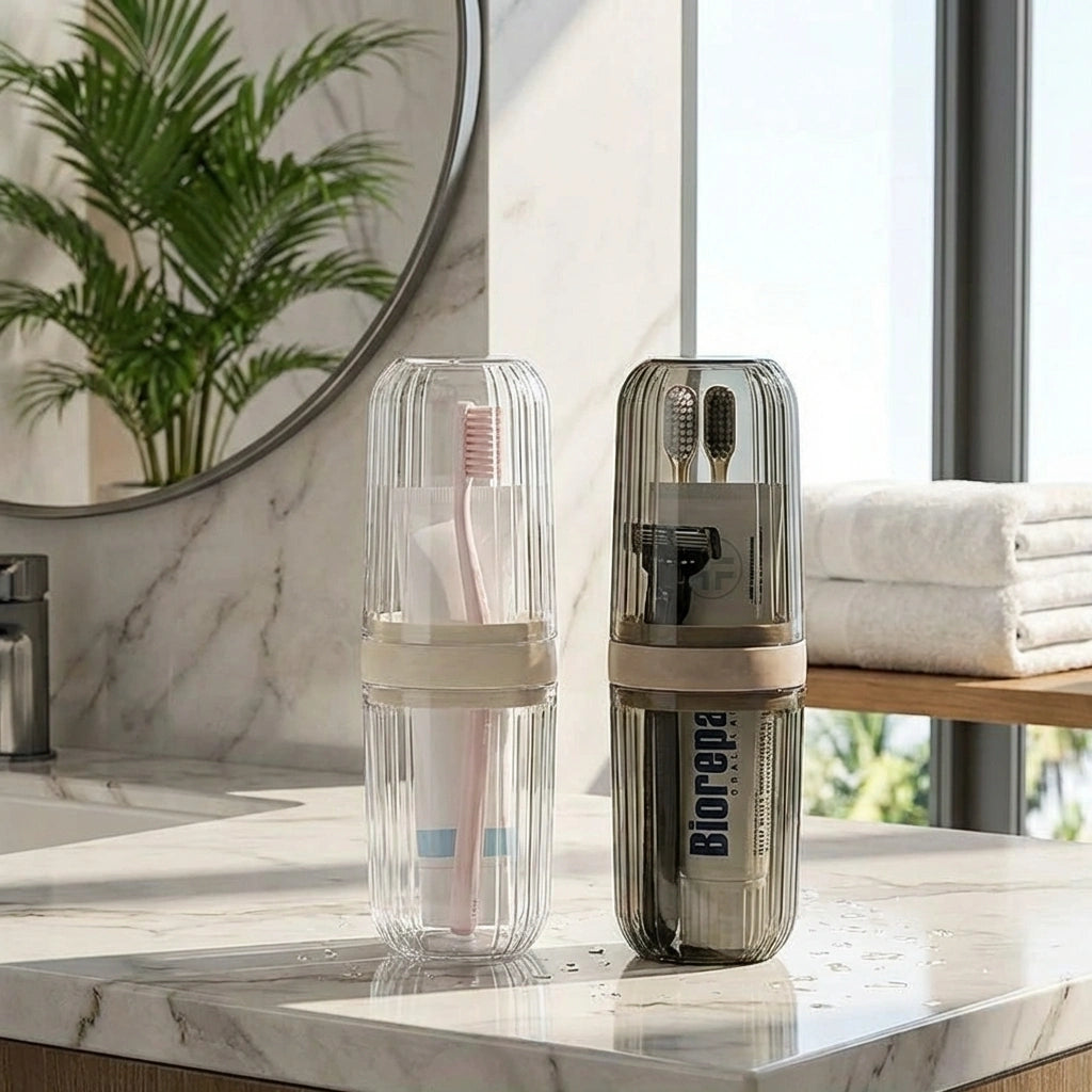Portable Toothbrush Storage Box Pack of 2