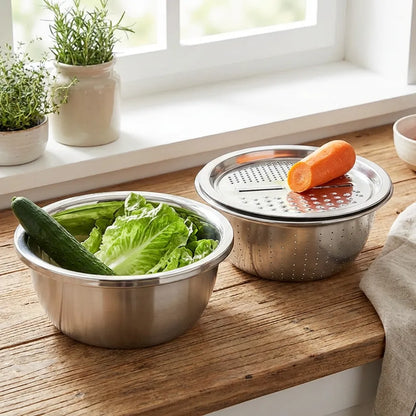 3-in-1 Grater & Colander