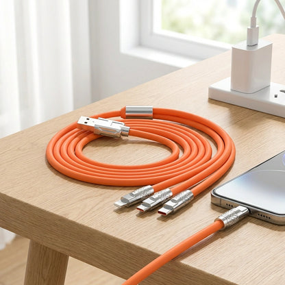 3-in-1 Retractable Charging Cable