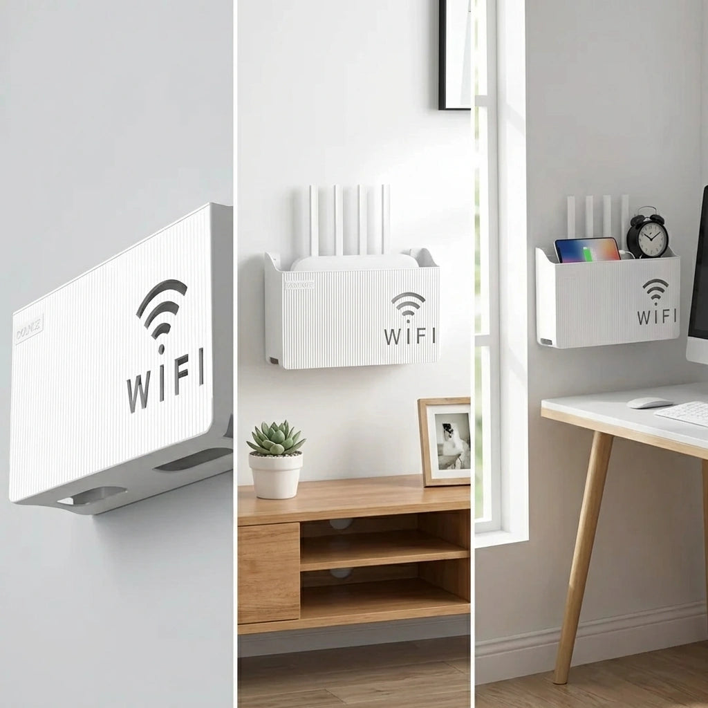 Wall Mounted Router Storage Box