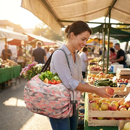 Zip-Top Foldable Tote