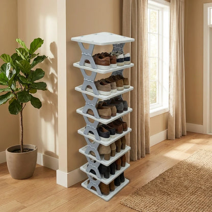 Smart Foldable Shoe Rack Organizer