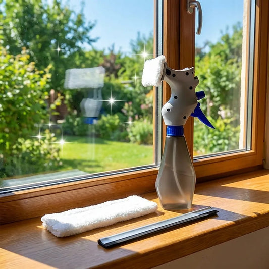 3-in-1 Spray Glass Cleaner Brush
