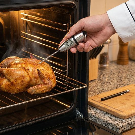 Stainless Probe Kitchen Food Meat Thermometers