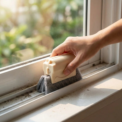 Window Groove Cleaning Brush – 2 Pack
