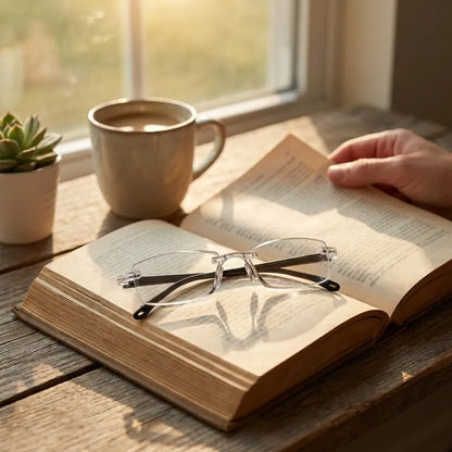 Anti-Blue Light Presbyopic Reading Glasses