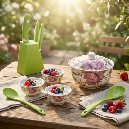 Elegant 5-Pc Pudding Set