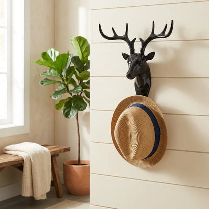 Hanging Hook- Self Adhesive Deer Head Hanging Hook
