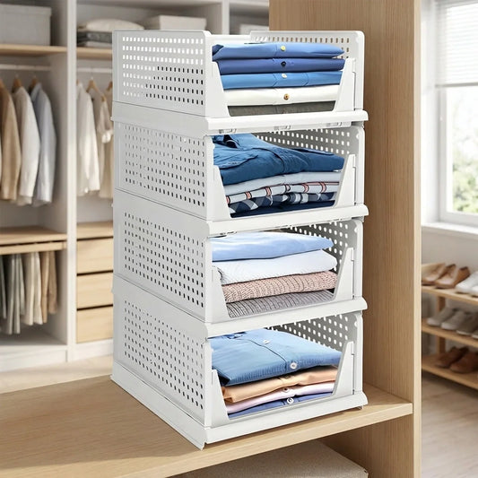 Stackable Foldable Closet Drawers