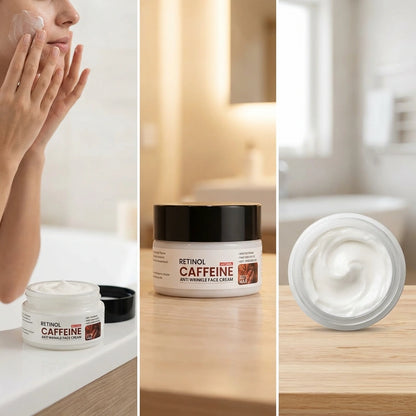 Retinol Caffeine Anti Wrinkle Face Cream (Pack of 2)