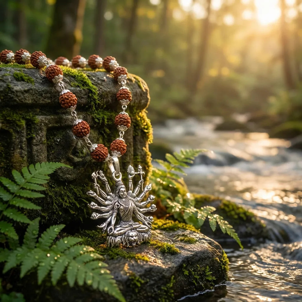 Men’s Shiva Silver Pendant