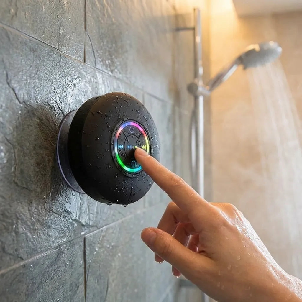 Large Suction Cup Waterproof Bluetooth Speaker