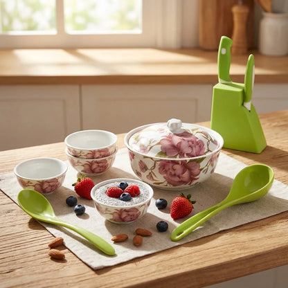 Elegant 5-Pc Pudding Set