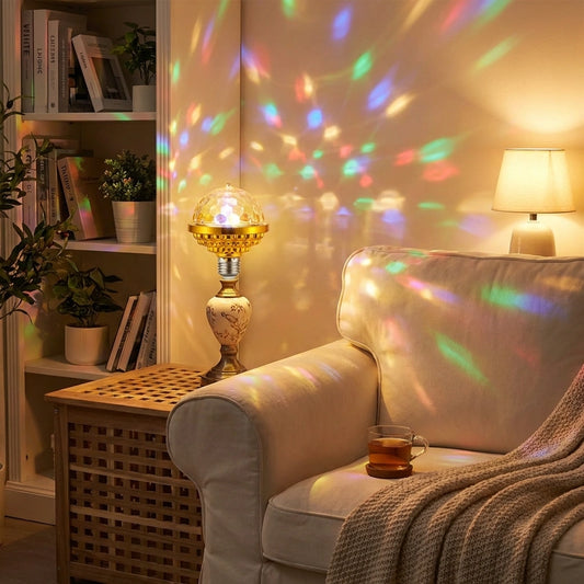 BD Rotating Magic Ball Light with Lamp Holder Sets