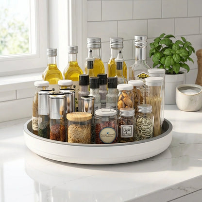 Round Countertop Storage for Bottles & Jars