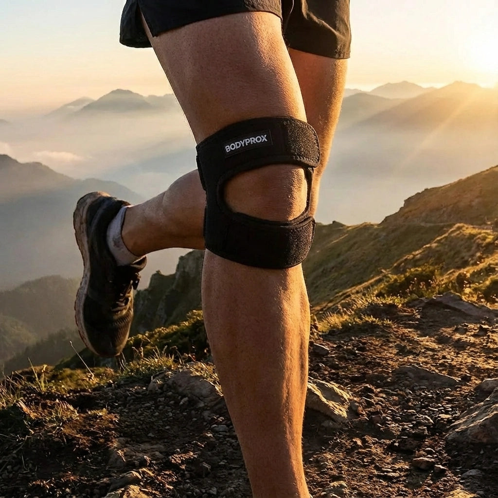 Adjustable knee strap