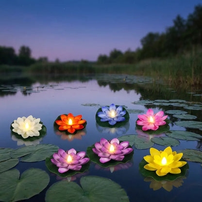 Floating Lotus LED Candles