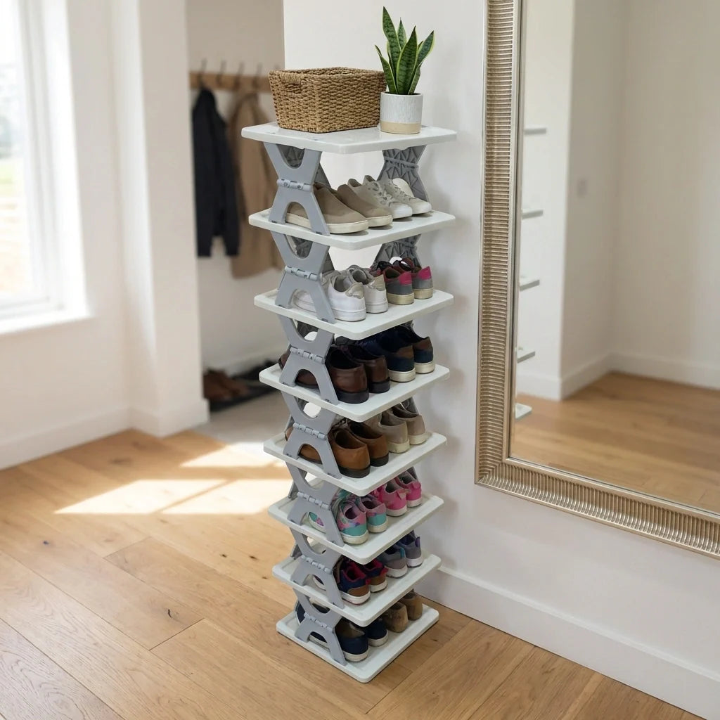 Smart Foldable Shoe Rack Organizer
