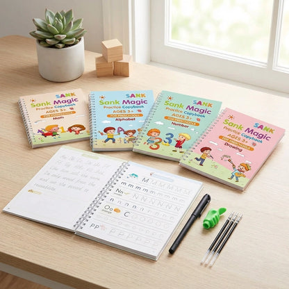 Magic Practice Copybook 4 book 10 refill