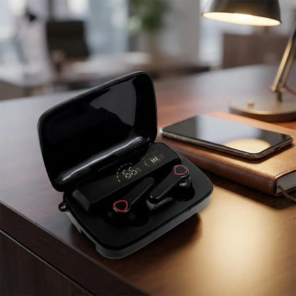 Wireless LED Display Earbuds
