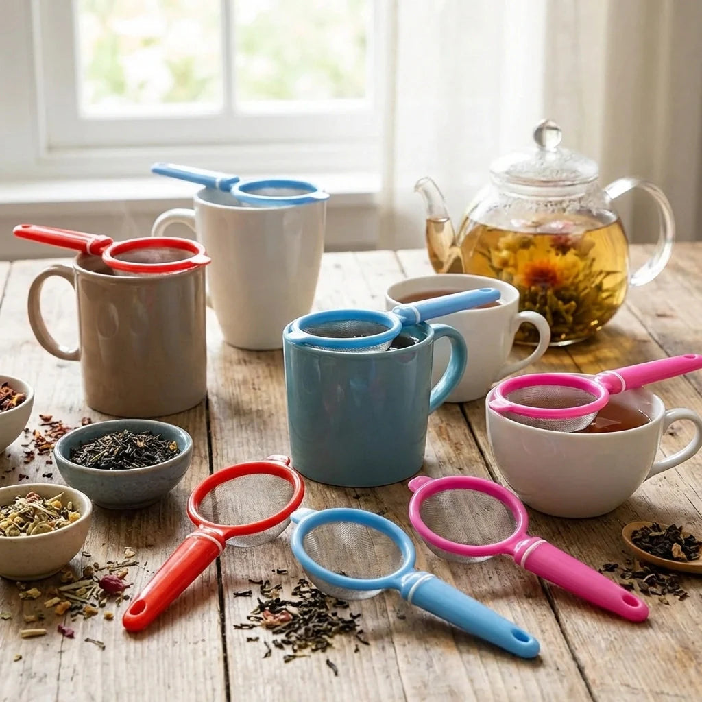 12-Pack Plastic Strainer Set