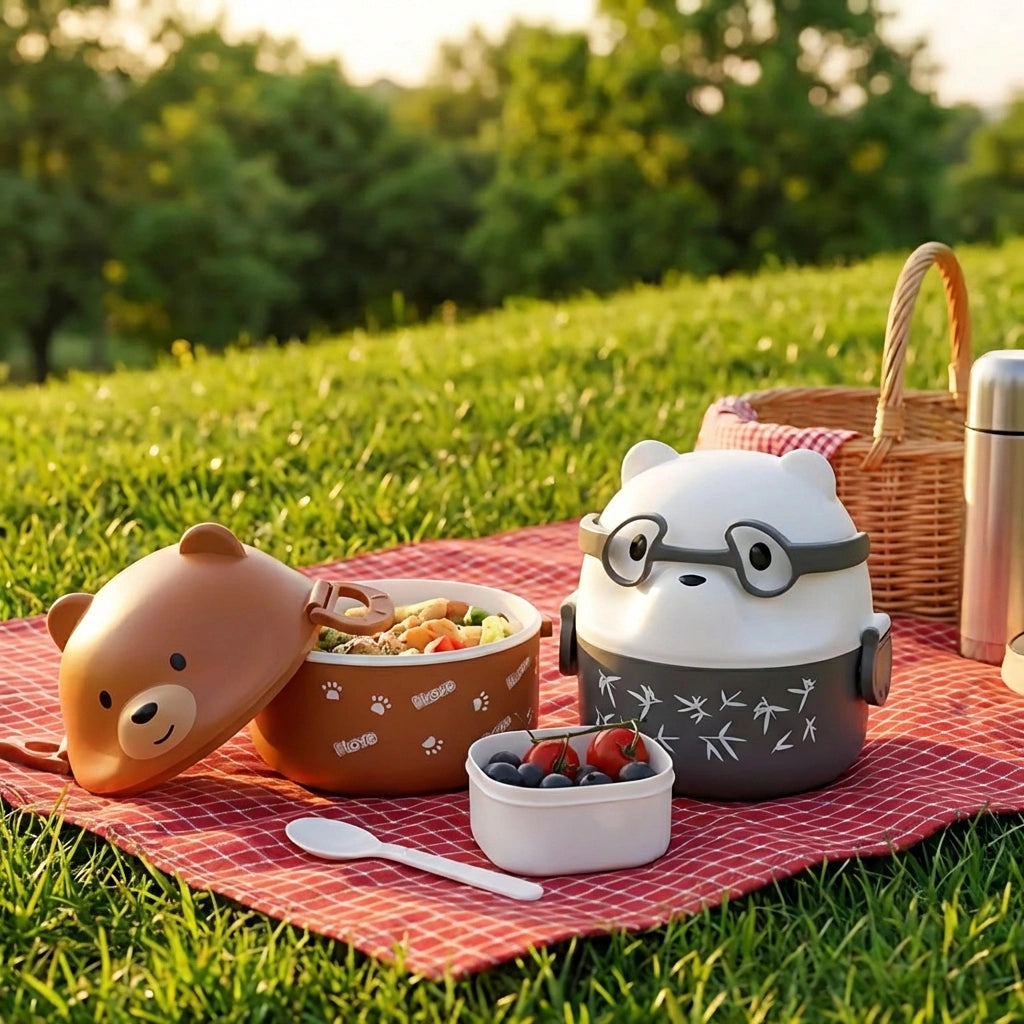 Teddy Bear Leakproof Lunchbox