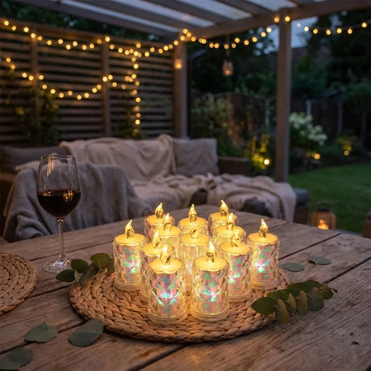 Flickering LED Tealight Candles